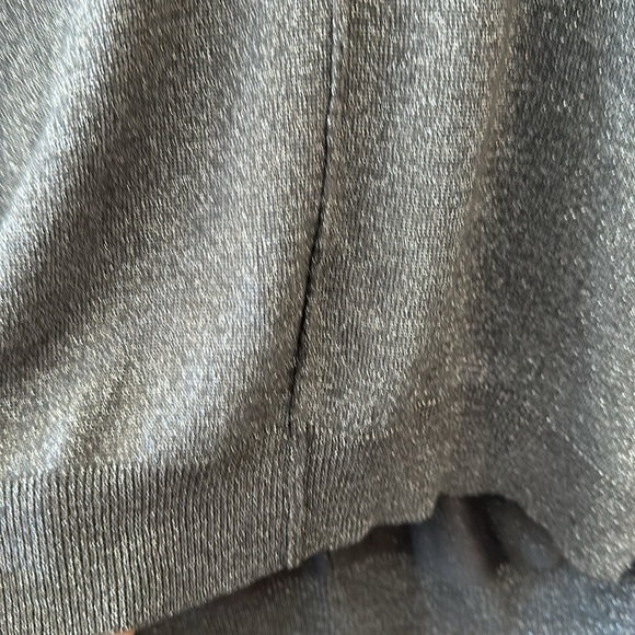 Joseph A. Cowl Neck oversized shimmer metallic long sleeve Sweater pullover Sz S - Picture 4 of 7